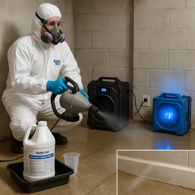 Sanitization and Odor Removal process in Highland, IN